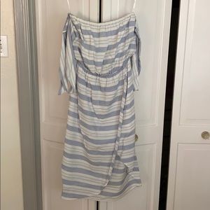 Lovers and Friends Off the Shoulder Midi Dress